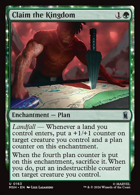 MSH, Claim the Kingdom, Standard, 163, U, Near Mint, (Foil), EN