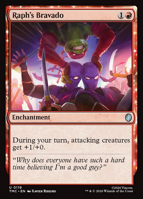 TMC, Raph's Bravado, Standard, 119, U, Near Mint, (Normal), EN