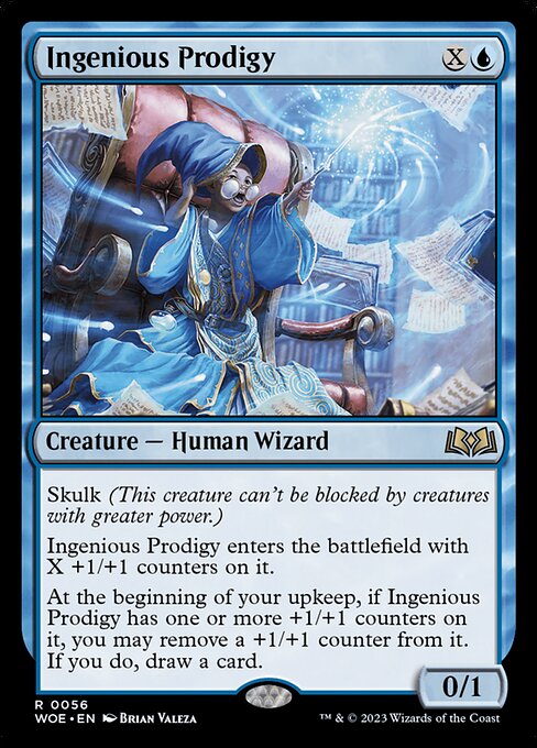 WOE, Ingenious Prodigy, Standard, 56, R, Near Mint, (Foil), EN