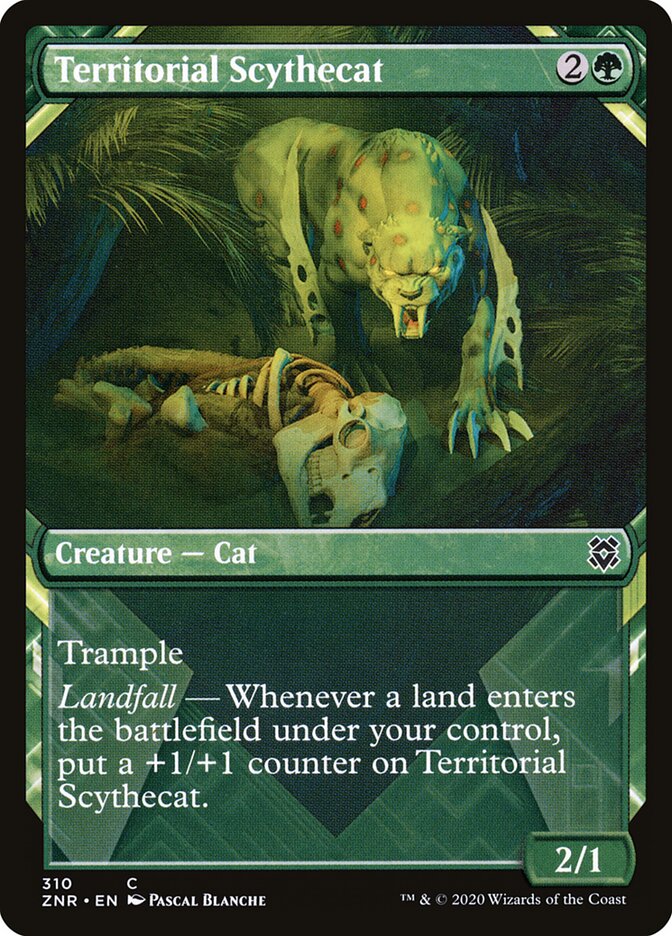 ZNR, Territorial Scythecat, (Showcase), 310, C, Near Mint, Normal, EN