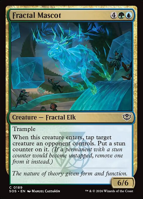 SOS, Fractal Mascot, Standard, 189, C, Near Mint, (Foil), EN