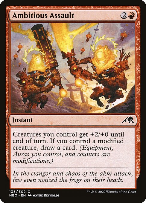 NEO, Ambitious Assault, Standard, 133, C, Near Mint, Normal, EN