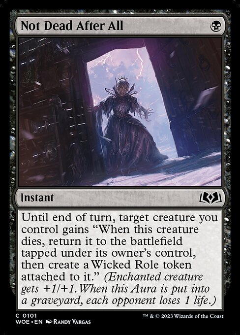 WOE, Not Dead After All, Standard, 101, C, Near Mint, (Foil), EN