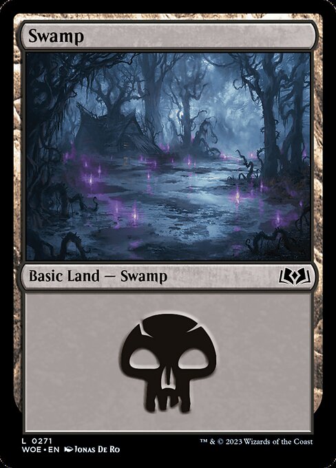 WOE, Swamp, Standard, 271, C, Near Mint, Normal, EN