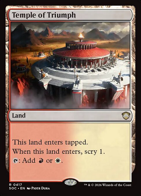 SOC, Temple of Triumph, Standard, 417, R, Near Mint, Normal, EN