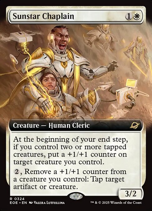 EOE, Sunstar Chaplain, (Extended Art), 324, R, Near Mint, Normal, EN