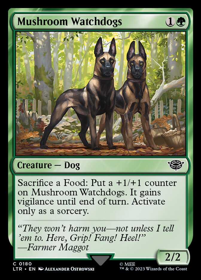 LTR, Mushroom Watchdogs, Standard, 180, C, Near Mint, (Foil), EN