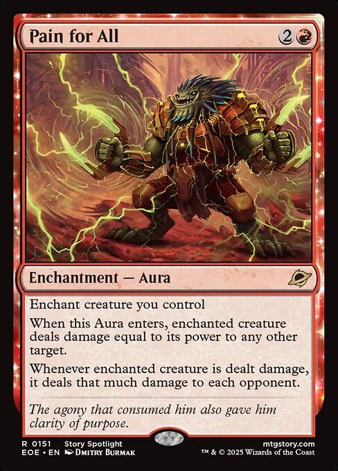 EOE, Pain for All, Standard, 151, R, Near Mint, (Foil), EN