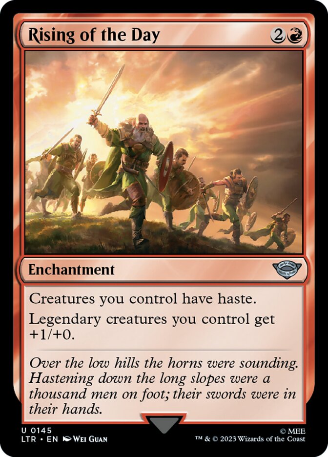 LTR, Rising of the Day, Standard, 145, U, Near Mint, Normal, EN