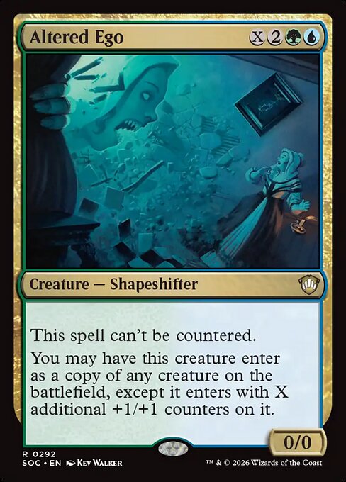 SOC, Altered Ego, Standard, 292, R, Near Mint, Normal, EN