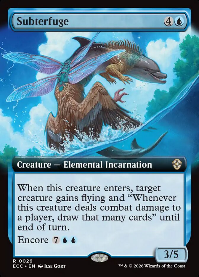 ECC, Subterfuge, (Extended Art), 26, R, Near Mint, Normal, EN