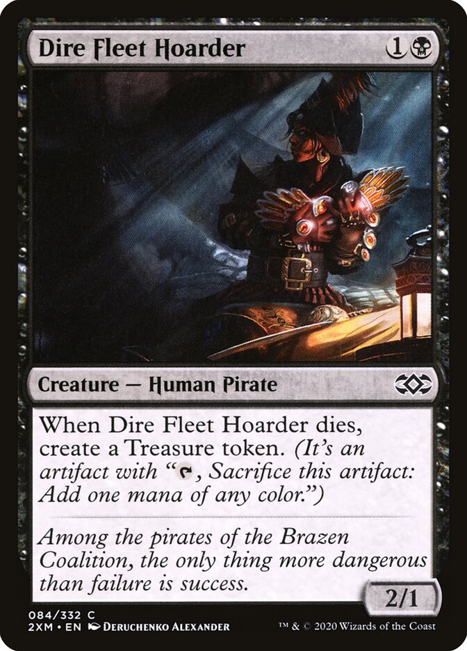 2XM, Dire Fleet Hoarder, Standard, 84, C, Near Mint, (Foil), EN