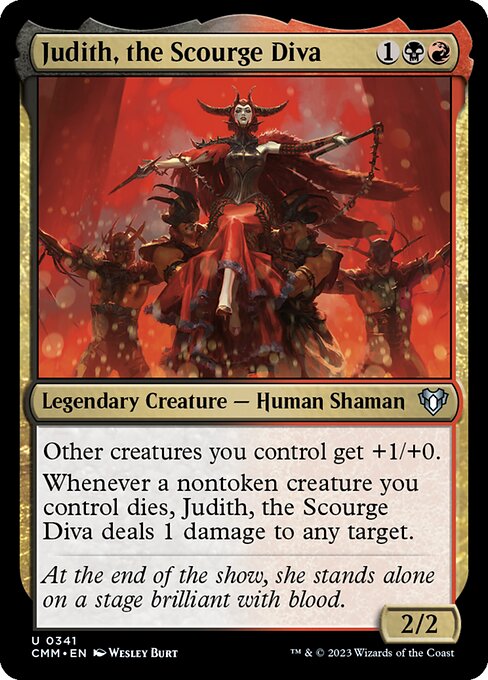 CMM, Judith, the Scourge Diva, Standard, 341, U, Near Mint, Normal, EN