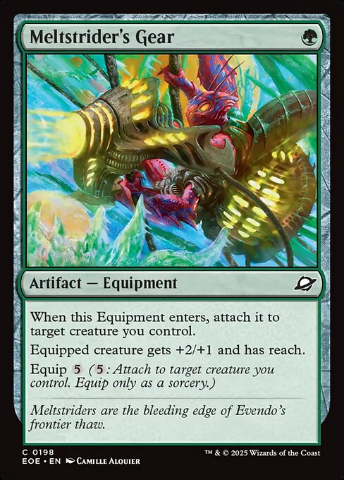 EOE, Meltstrider's Gear, Standard, 198, C, Near Mint, Normal, EN