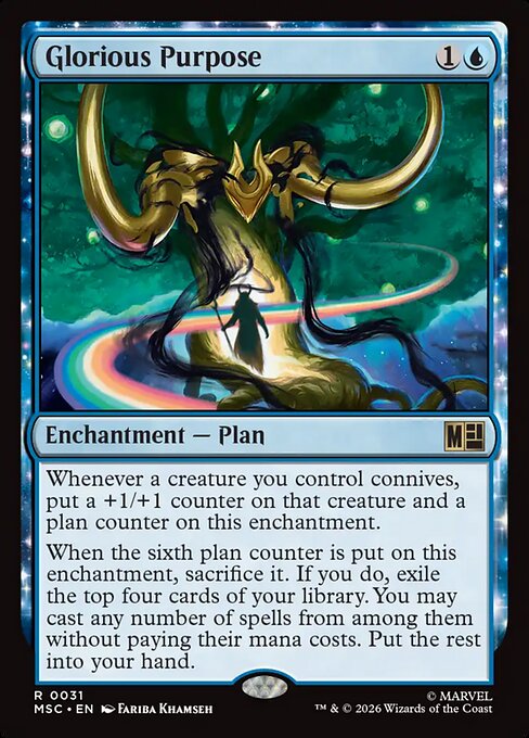 MSC, Glorious Purpose, Standard, 31, R, Near Mint, (Surge Foil), EN