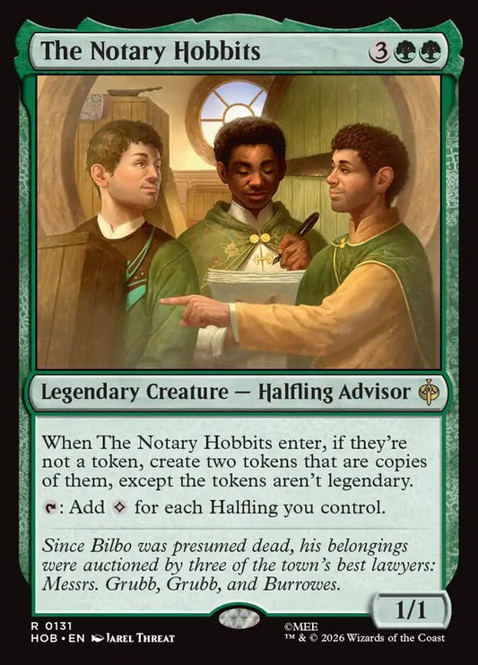 HOB, The Notary Hobbits, Standard, 131, R, Near Mint, (Foil), EN