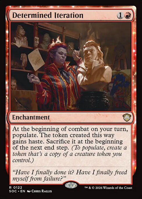 SOC, Determined Iteration, Standard, 122, R, Near Mint, Normal, EN
