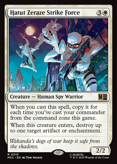 MSC, Hatut Zeraze Strike Force, Standard, 15, R, Near Mint, Normal, EN