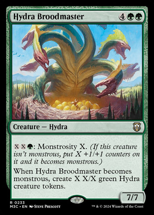 M3C, Hydra Broodmaster, Standard, 233, R, Near Mint, Normal, EN