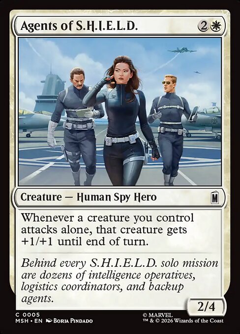 MSH, Agents of S.H.I.E.L.D., Standard, 5, C, Near Mint, Normal, EN