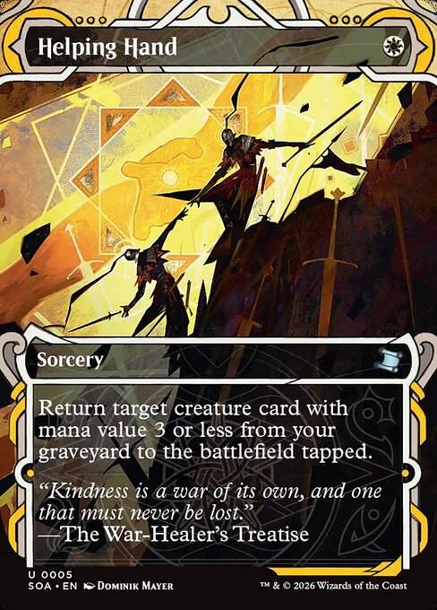 SOA, Helping Hand, (Showcase), 5, U, Near Mint, Normal, EN