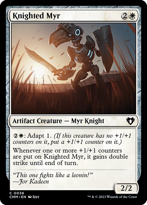 CMM, Knighted Myr, Standard, 36, C, Near Mint, Normal, EN