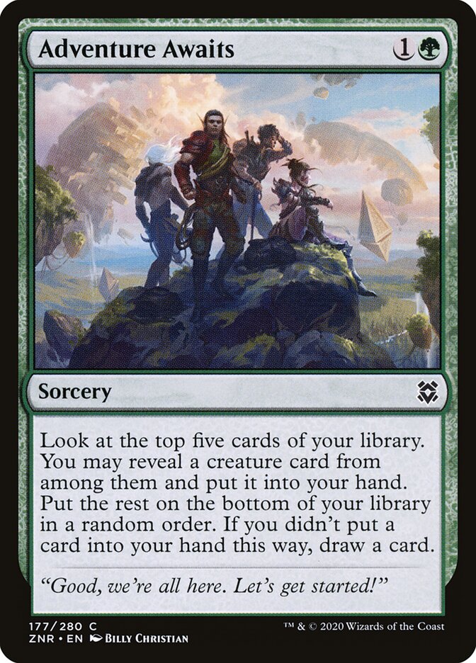 ZNR, Adventure Awaits, Standard, 177, C, Near Mint, Normal, EN