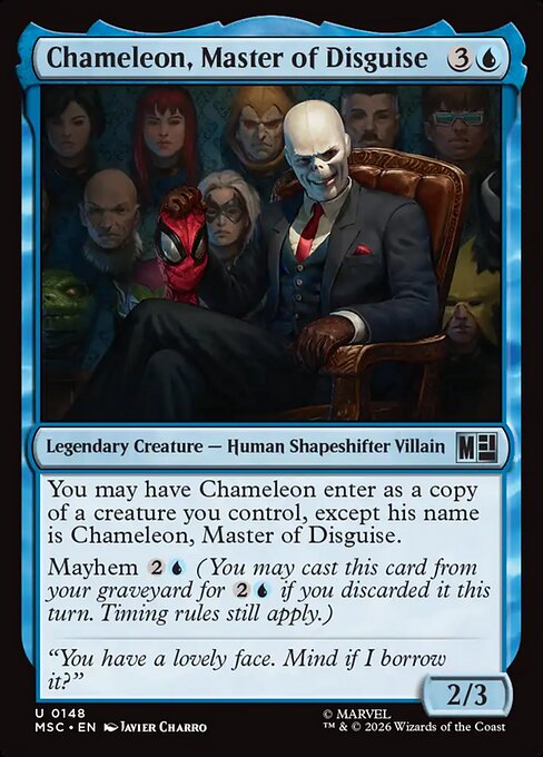 MSC, Chameleon, Master of Disguise, Standard, 148, U, Near Mint, Normal, EN