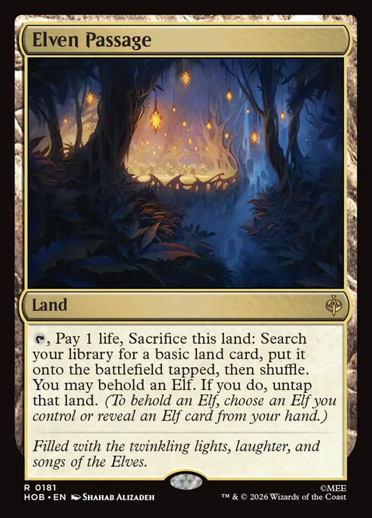 HOB, Elven Passage, Standard, 181, R, Near Mint, (Foil), EN