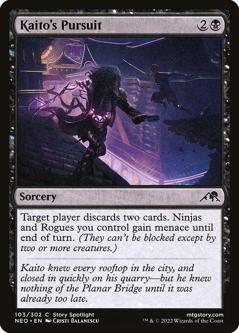 NEO, Kaito's Pursuit, Standard, 103, C, Near Mint, Normal, EN