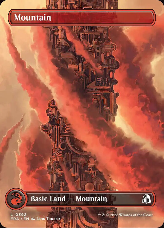 FRA, Mountain, (Full Art), 392, C, Near Mint, (Foil), EN