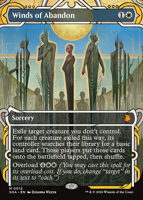 SOA, Winds of Abandon, (Showcase), 12, M, Near Mint, Normal, EN