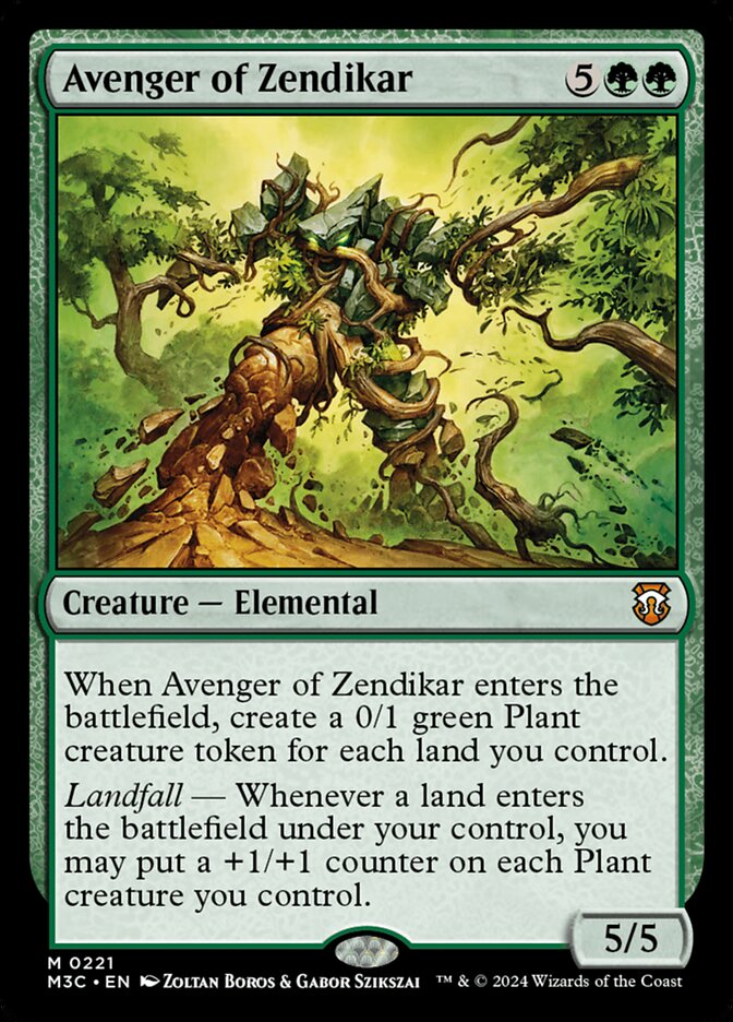 M3C, Avenger of Zendikar, Standard, 221, M, Near Mint, Normal, EN