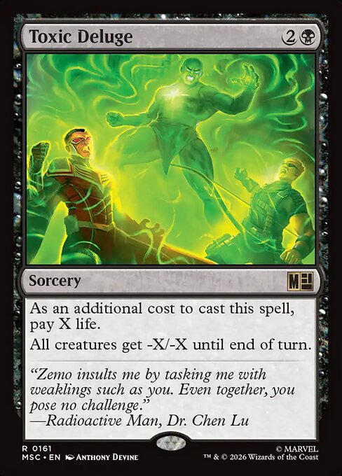 MSC, Toxic Deluge, Standard, 161, R, Near Mint, (Surge Foil), EN