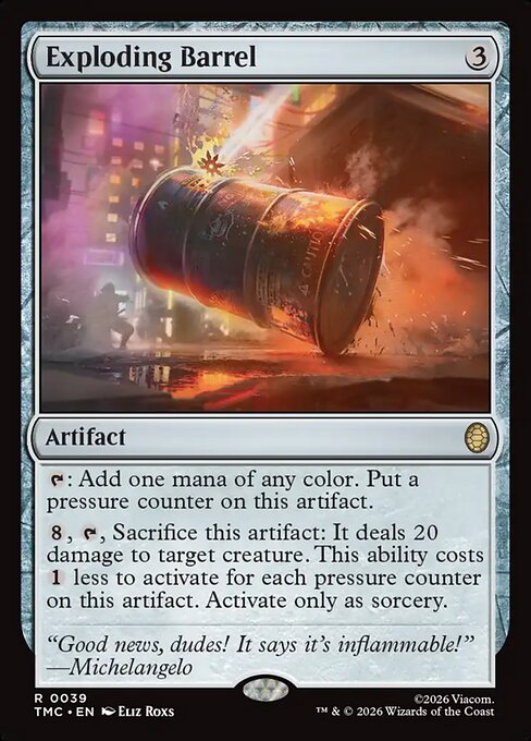 TMC, Exploding Barrel, Standard, 39, R, Near Mint, (Normal), EN
