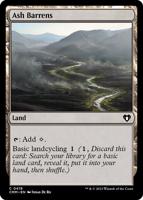 CMM, Ash Barrens, Standard, 419, C, Near Mint, Normal, EN
