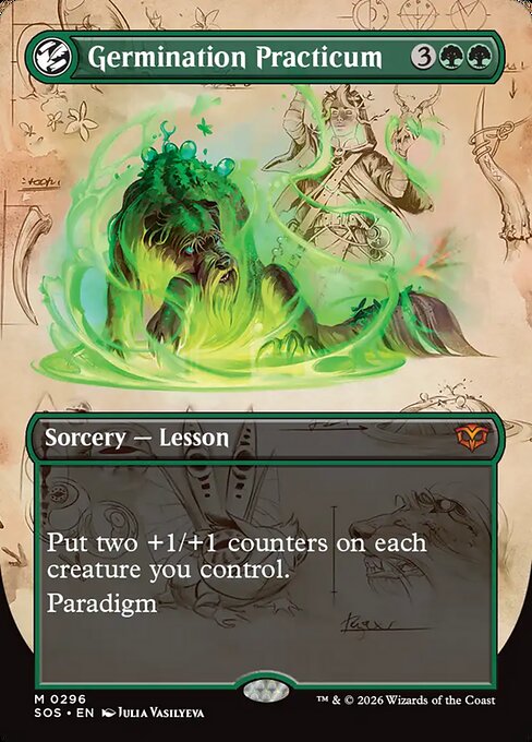 SOS, Germination Practicum, (Showcase), 296, M, Near Mint, (Foil), EN
