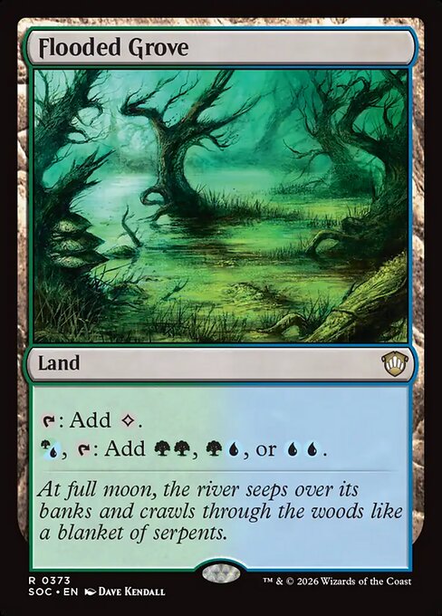 SOC, Flooded Grove, Standard, 373, R, Near Mint, Normal, EN