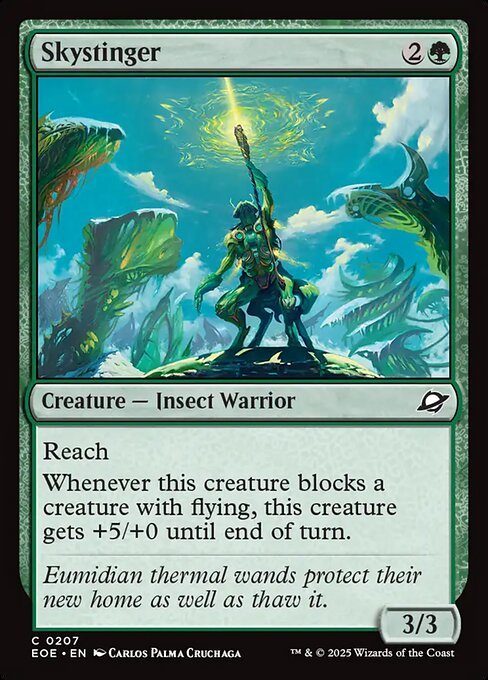 EOE, Skystinger, Standard, 207, C, Near Mint, (Foil), EN