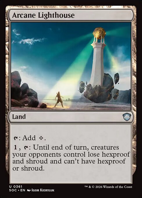 SOC, Arcane Lighthouse, Standard, 361, U, Near Mint, Normal, EN