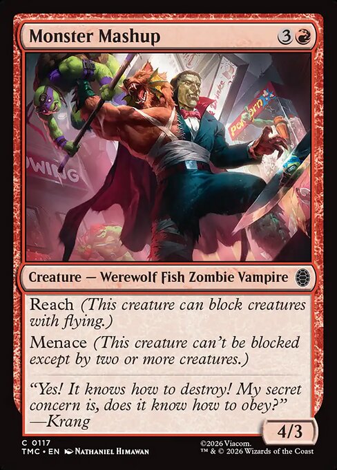 TMC, Monster Mashup, Standard, 117, C, Near Mint, Normal, EN