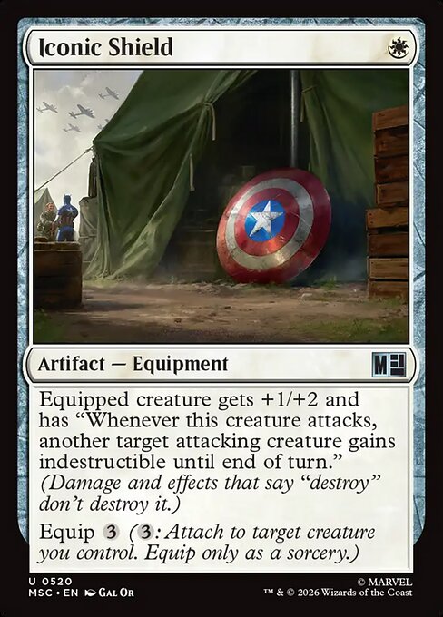 MSC, Iconic Shield, Standard, 520, U, Near Mint, Normal, EN