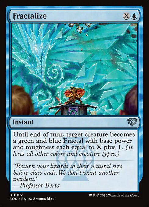 SOS, Fractalize, Standard, 51, U, Near Mint, Normal, EN