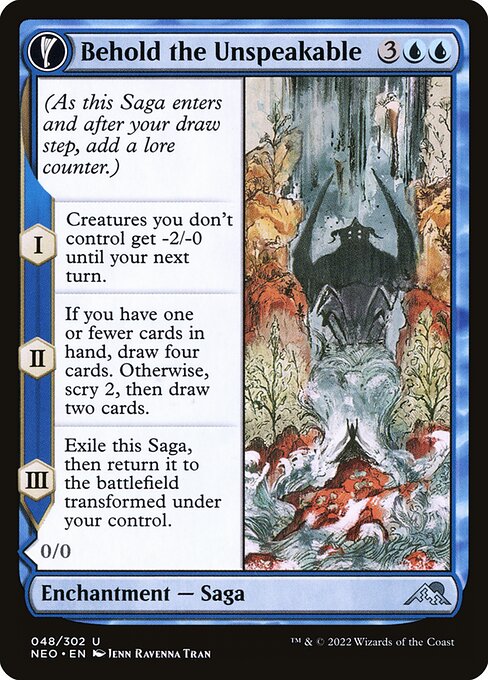 NEO, Behold the Unspeakable // Vision of the Unspeakable, Standard, 48, U, Near Mint, Normal, EN