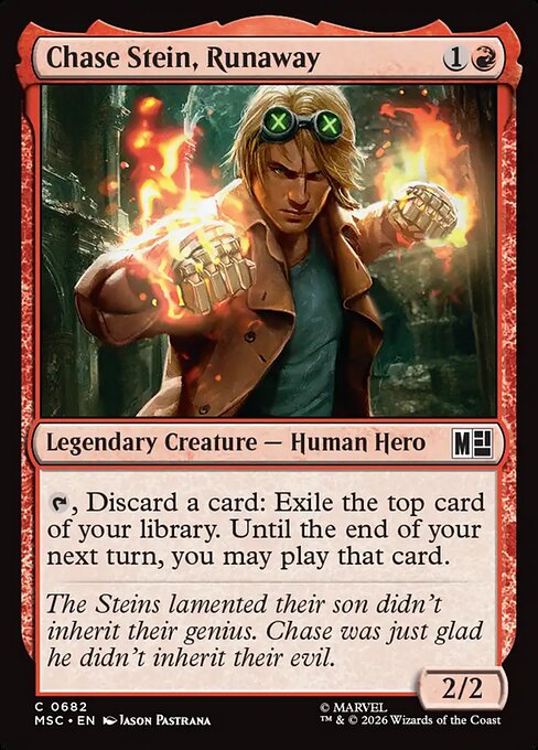 MSC, Chase Stein, Runaway, Standard, 682, C, Near Mint, Normal, EN