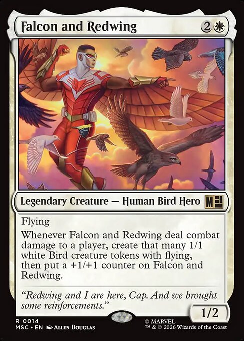 MSC, Falcon and Redwing, Standard, 14, R, Near Mint, {Surge Foil}, EN