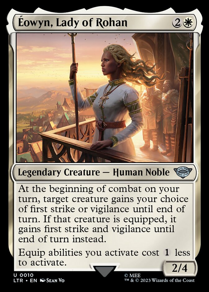LTR, Éowyn, Lady of Rohan, Standard, 10, U, Near Mint, Normal, EN