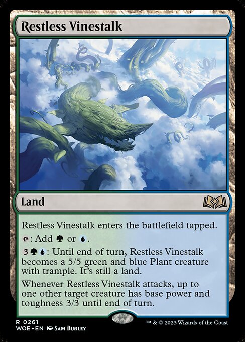 WOE, Restless Vinestalk, Standard, 261, R, Near Mint, Normal, EN