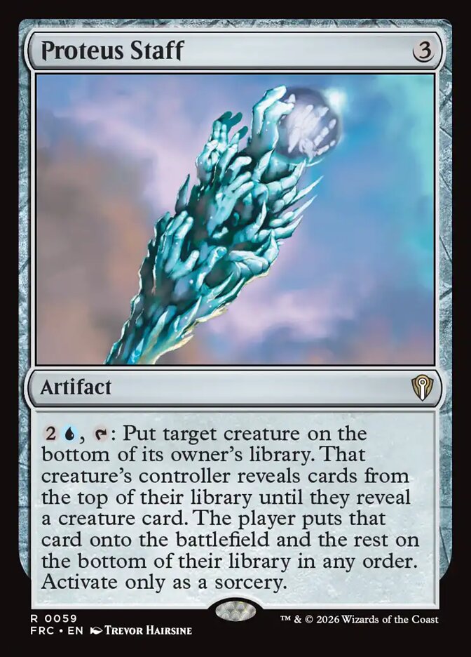 FRC, Proteus Staff, Standard, 59, R, Near Mint, Normal, EN