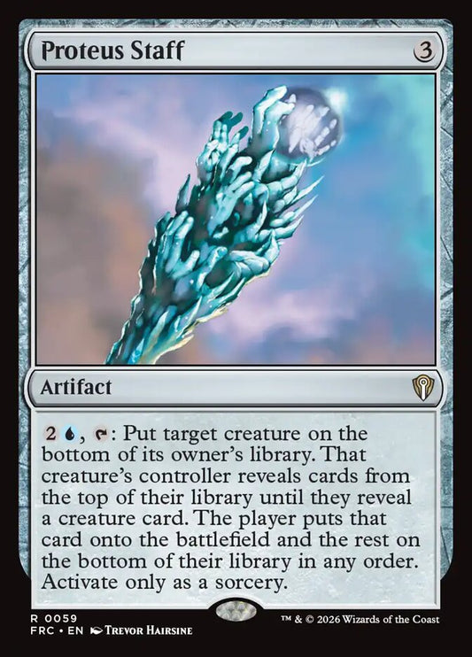 FRC, Proteus Staff, Standard, 59, R, Near Mint, Normal, EN
